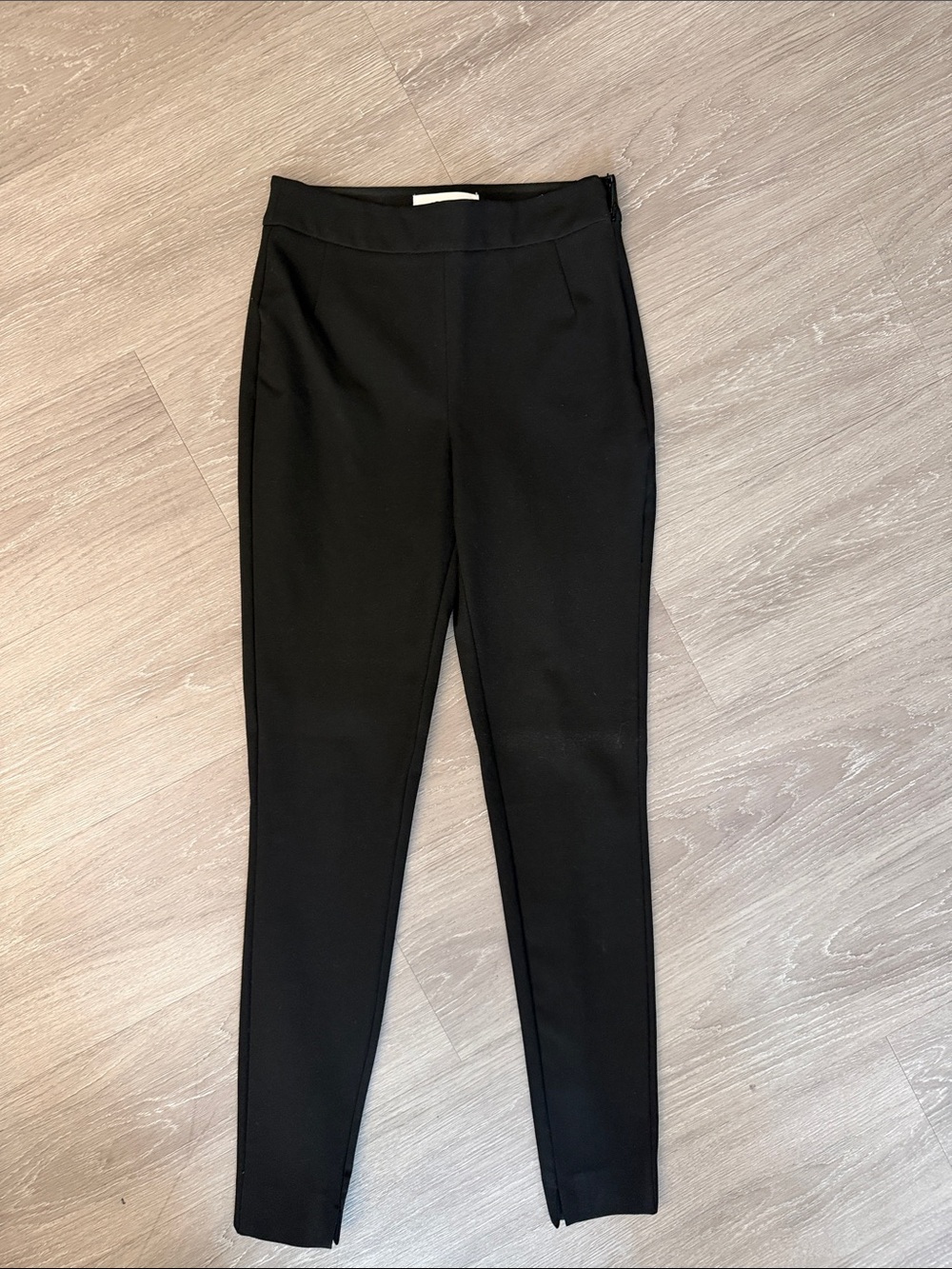 Reiss Black Slim Ankle Ponte Pants